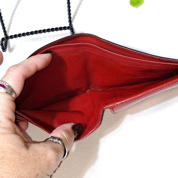 Prada Bifold Wallet in Red Authentic Good Condition - Picture 8 of 16